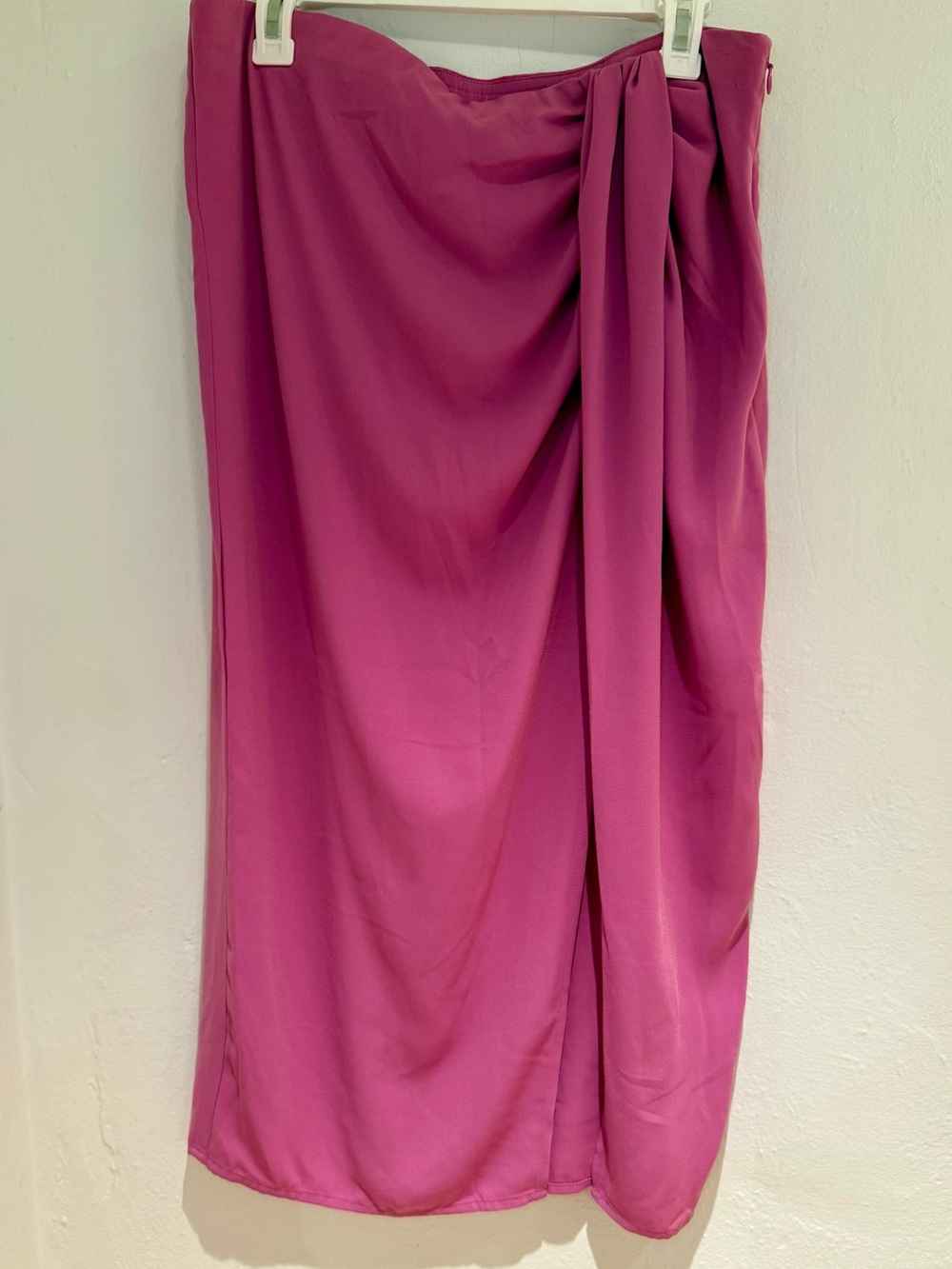 Open Edit Faux Wrap Skirt